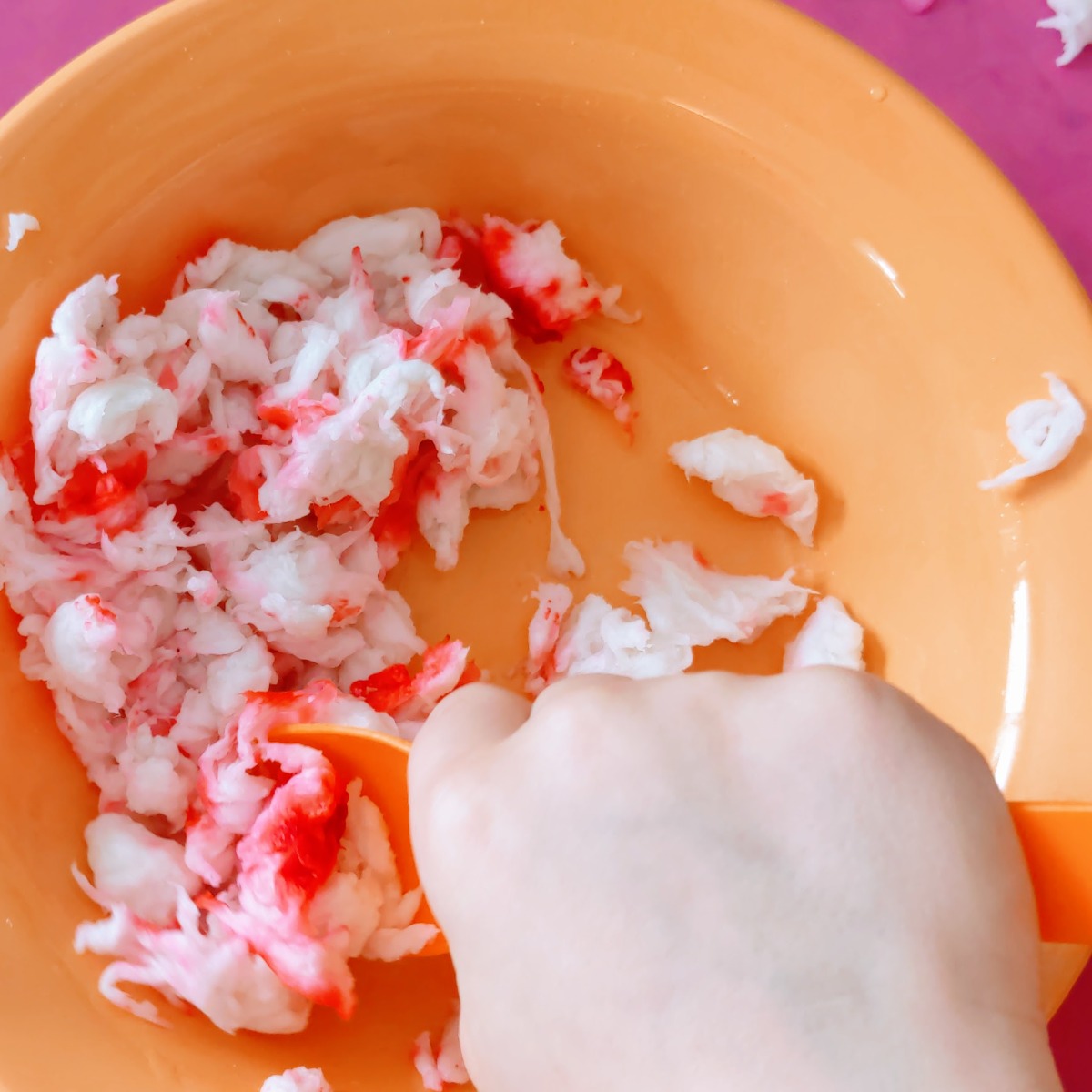 Pink Food Coloring DIY Seed Paper