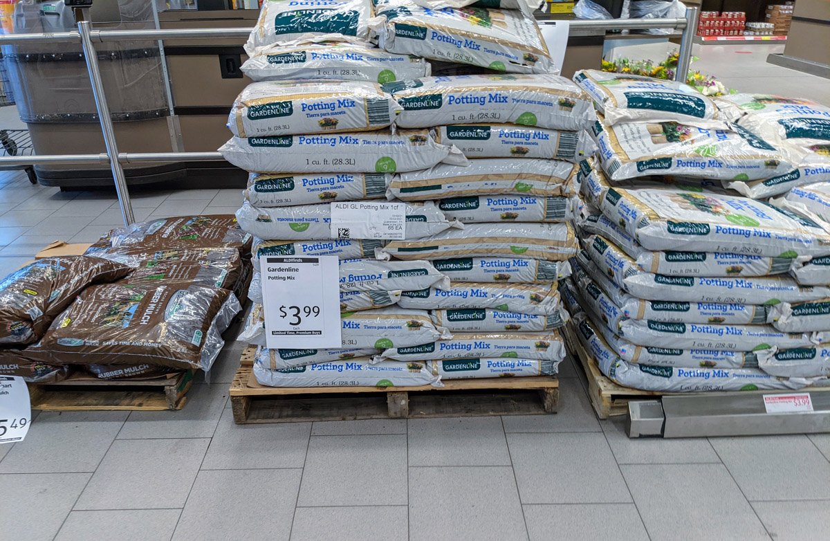 Aldi Garden Bargains - Limited edition Aldi Potting Soil Mix