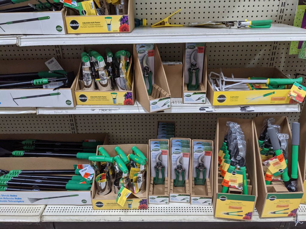 Ollies Bargain Outlets Garden Tools Section