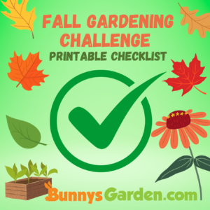 31-Day Fall Gardening Challenge – (Free Printable!)